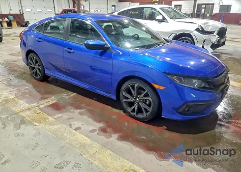 2021 Honda Civic Sport из США, поврежденный, VIN 19XFC2F82ME201177